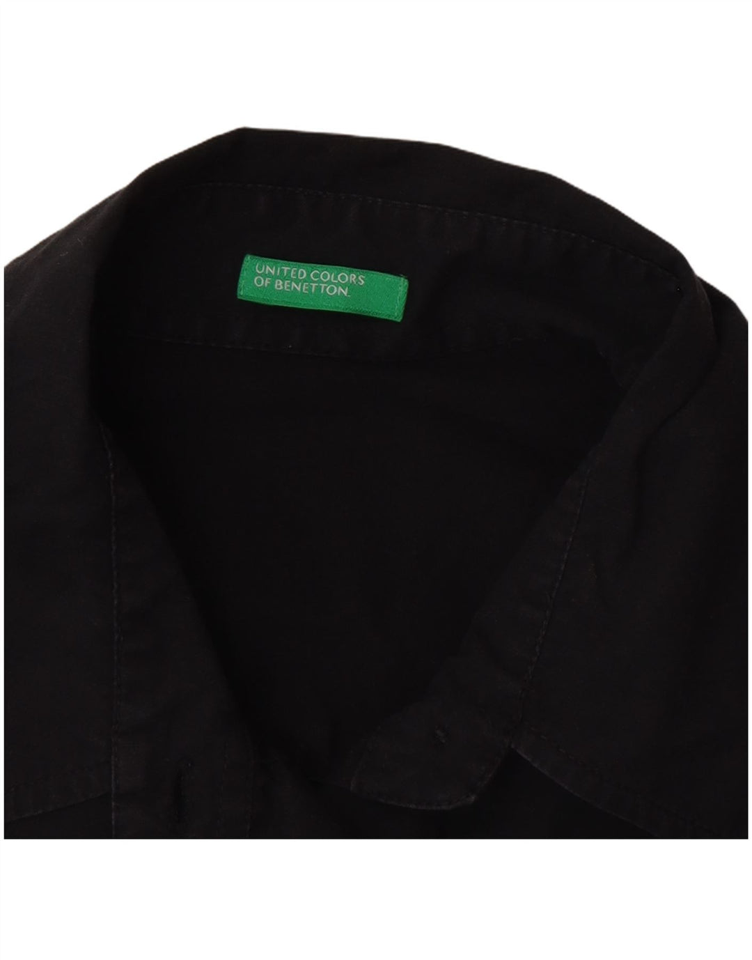 Body cămașă pentru femei Benetton UK 14 Medium Black