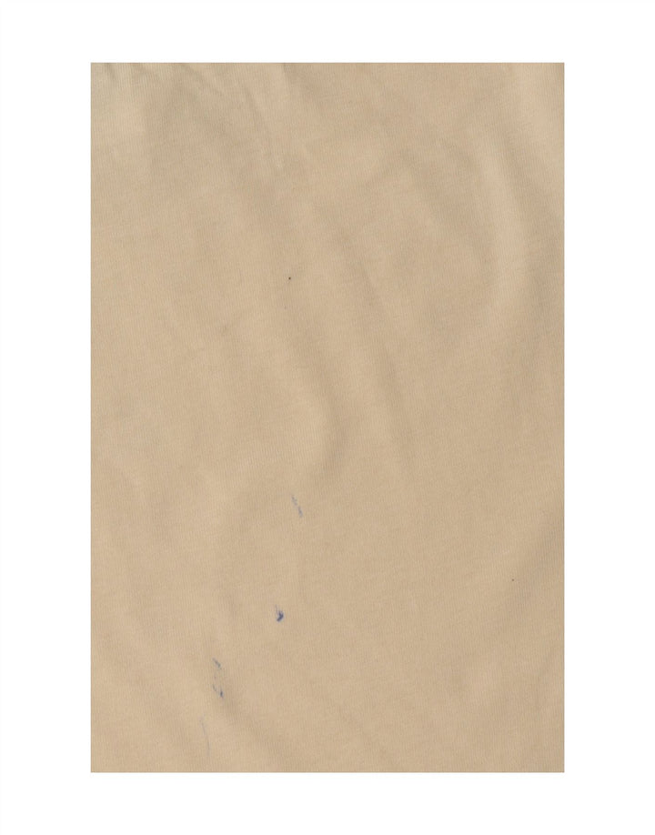 ELLESSE Mens T-Shirt Top Medium Beige Colourblock Vintage Ellesse and Second-Hand Ellesse from Messina Hembry 