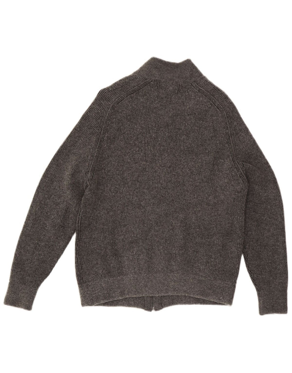 Pulover cardigan pentru bărbați Marks & Spencer, mare, gri, bumbac