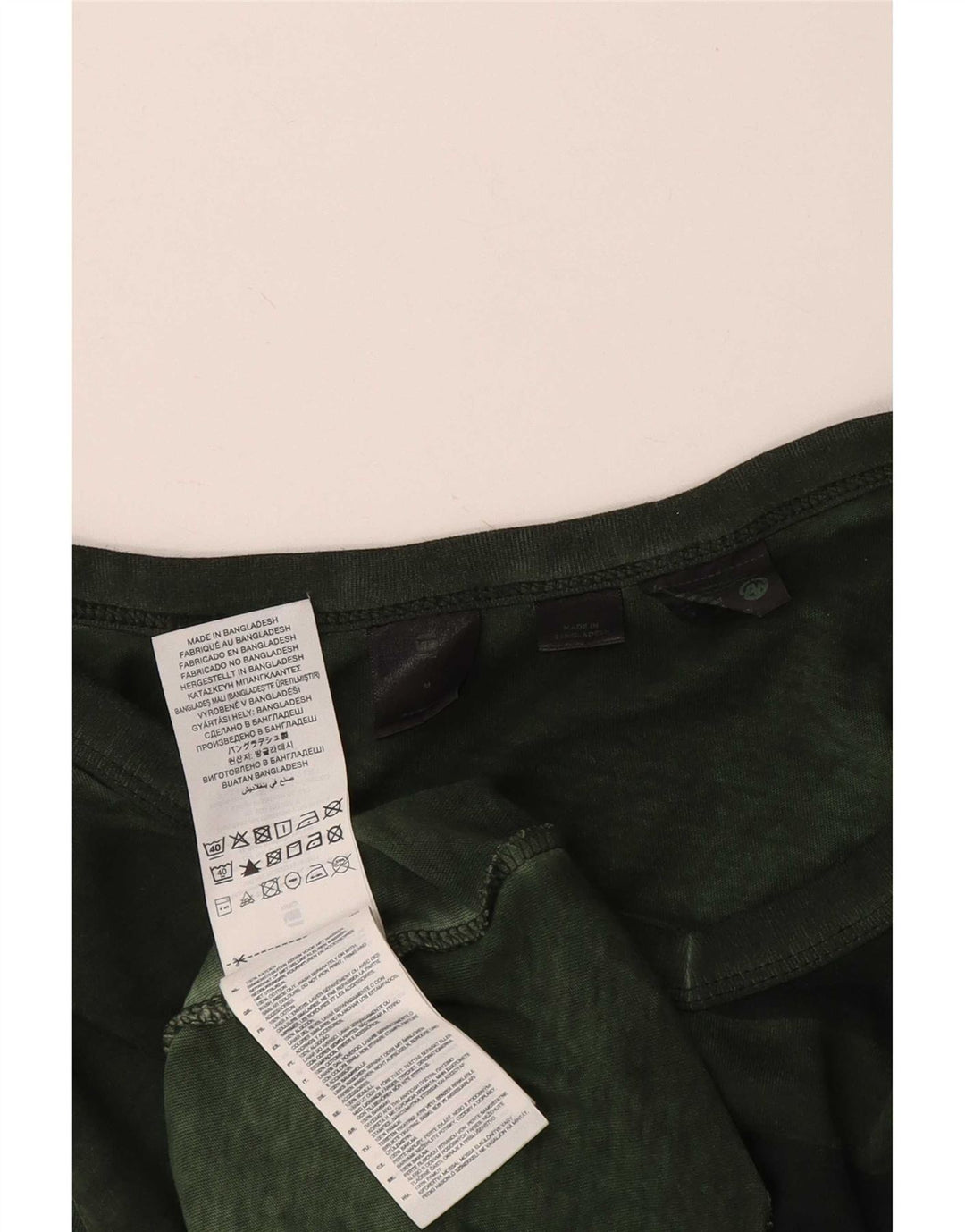 Tricou grafic pentru bărbați G-Star Top din bumbac verde mediu