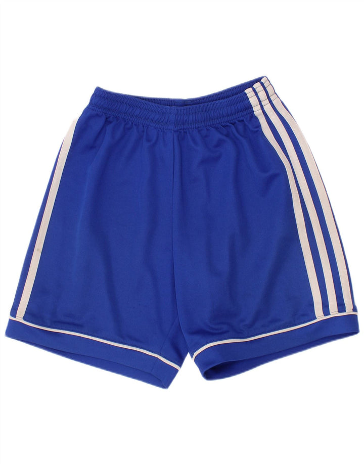 Pantaloni scurți sport pentru băieți Adidas Climalite 9-10 ani poliester albastru