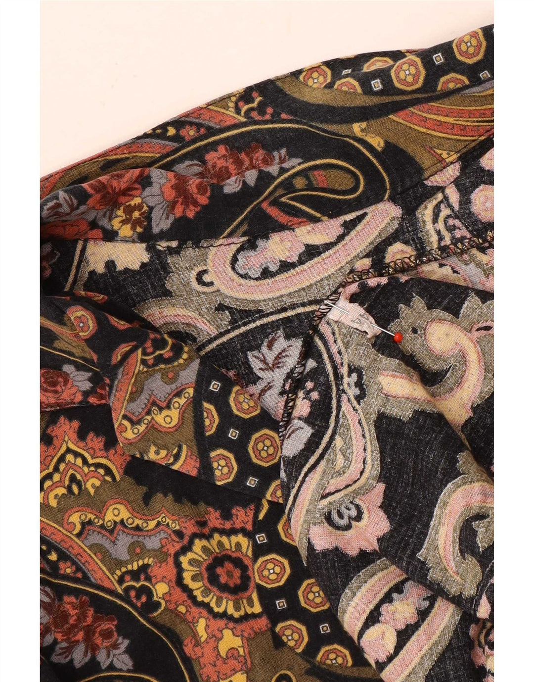 Bluză Cămașă Vintage Femei IT 44 Medium Multicolor Paisley