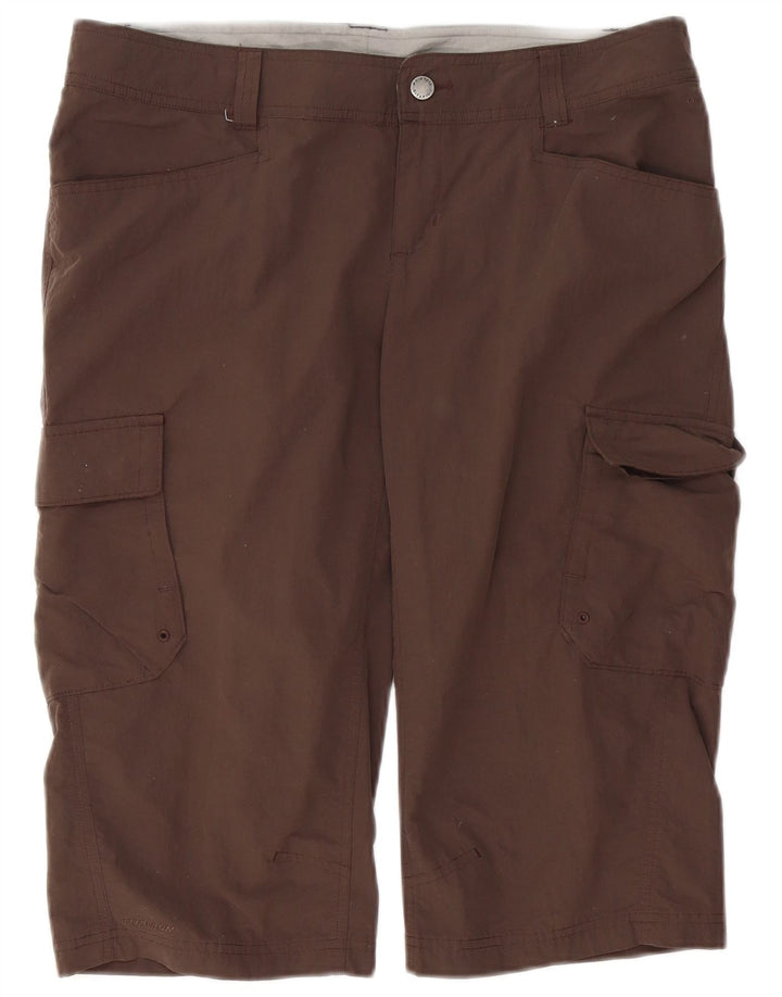 Bermude Cargo Columbia pentru femei US 12 Large W36 Brown Nylon