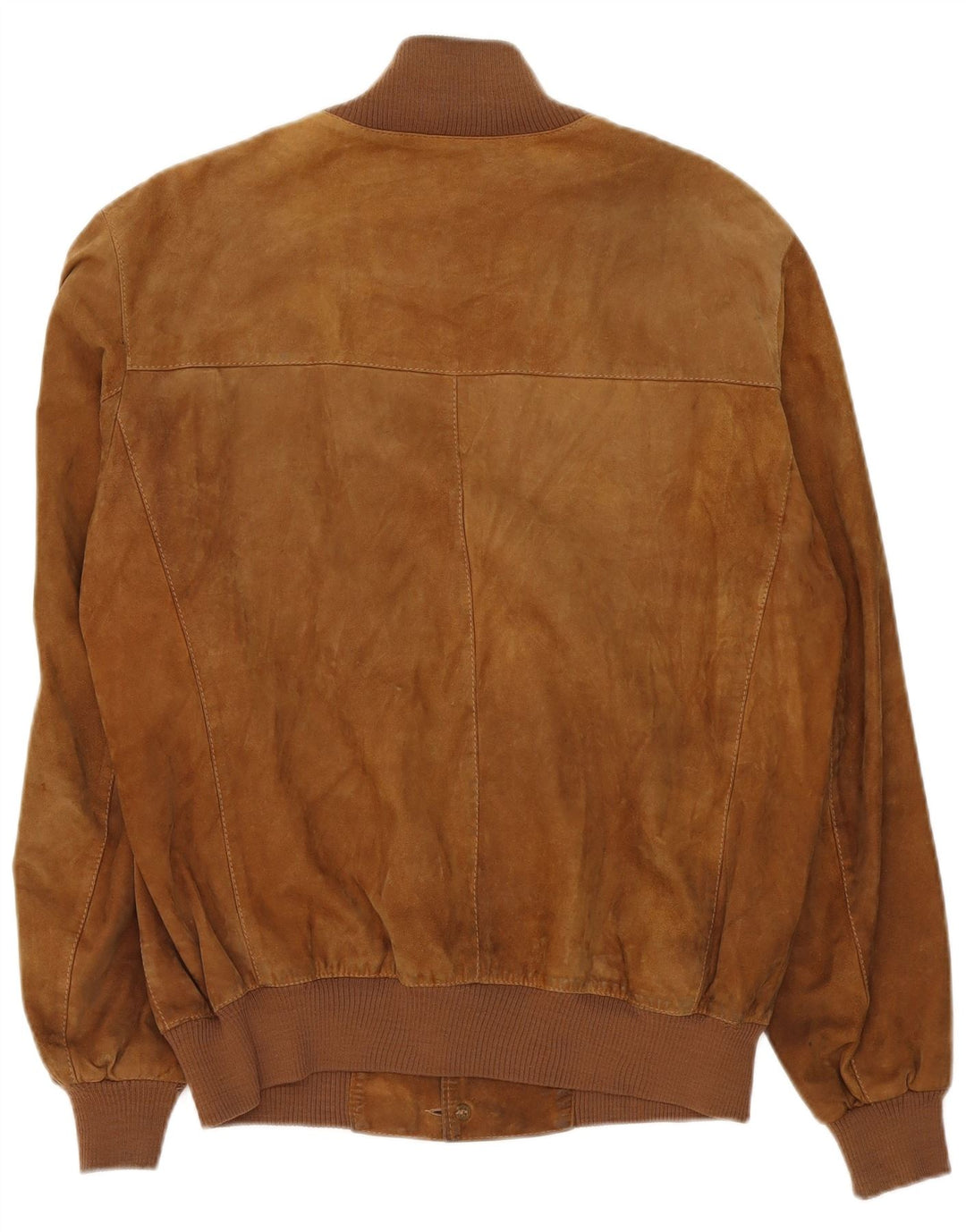 Bomber vintage pentru bărbați din piele intoarsa UK 40, mare, bej