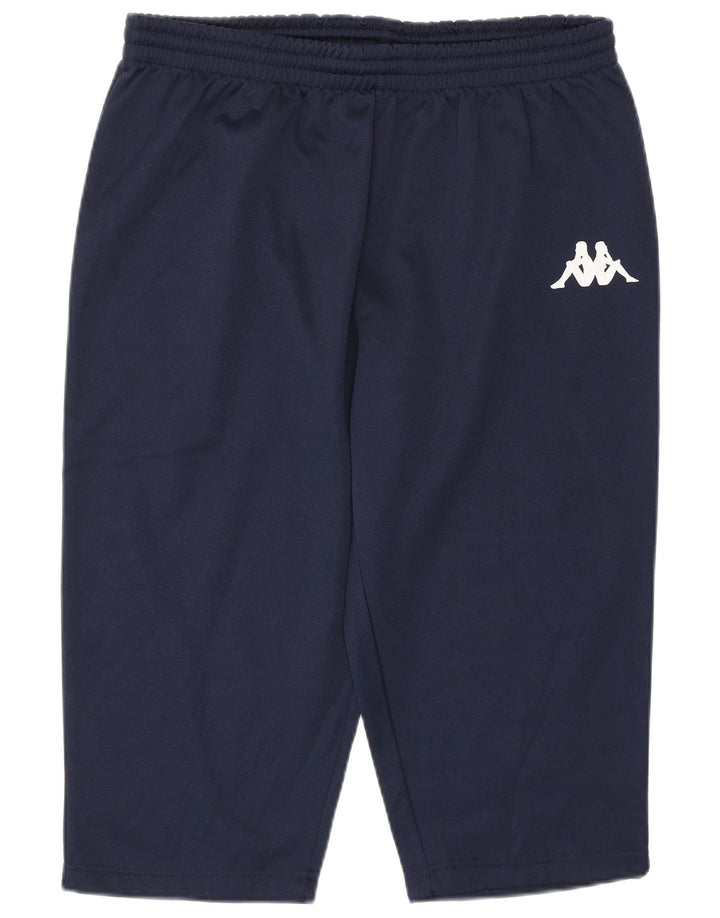 Pantaloni de trening Capri pentru femei KAPPA UK 18 XL poliester bleumarin