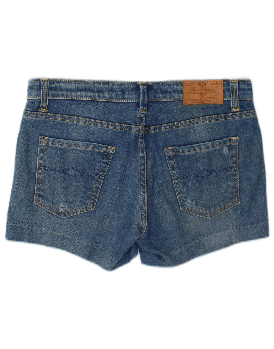 Pantaloni scurți din denim pentru femei Zara EU 38 Small W28 Blue