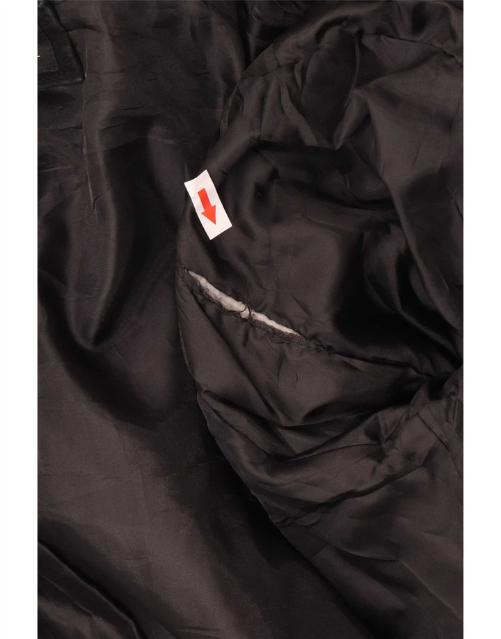 Jachetă de piele cu glugă pentru femei Zarro IT 42 Medium Black