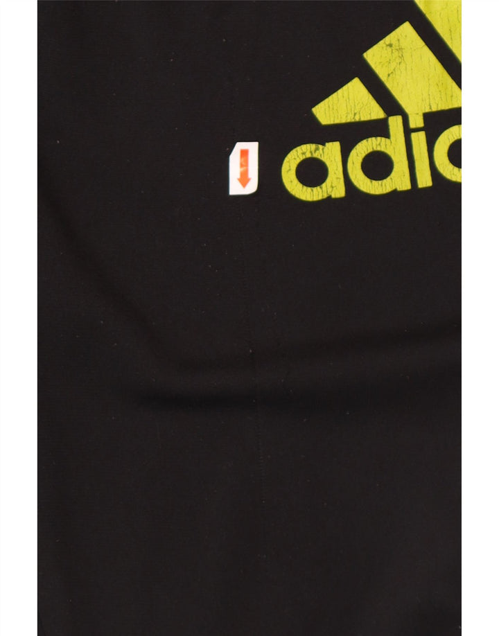 Pantaloni de trening pentru bărbați ADIDAS Joggeri UK 40/42 Poliester mediu negru
