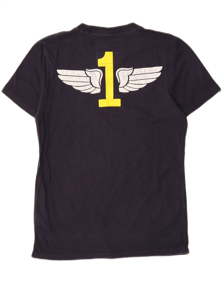 Tricou grafic pentru bărbați Superdry Top mare din bumbac bleumarin