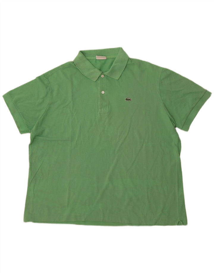 Tricou polo pentru bărbați Lacoste Mărimea 7 2XL Bumbac verde