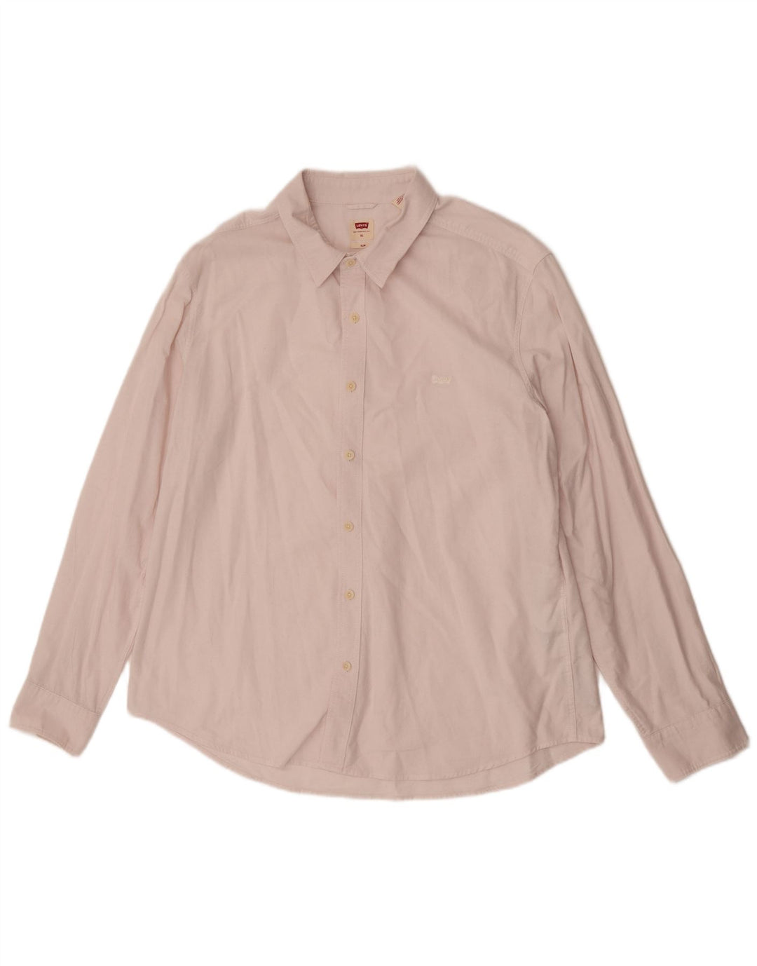Cămașă pentru bărbați Levi's Slim Fit XL, bumbac roz