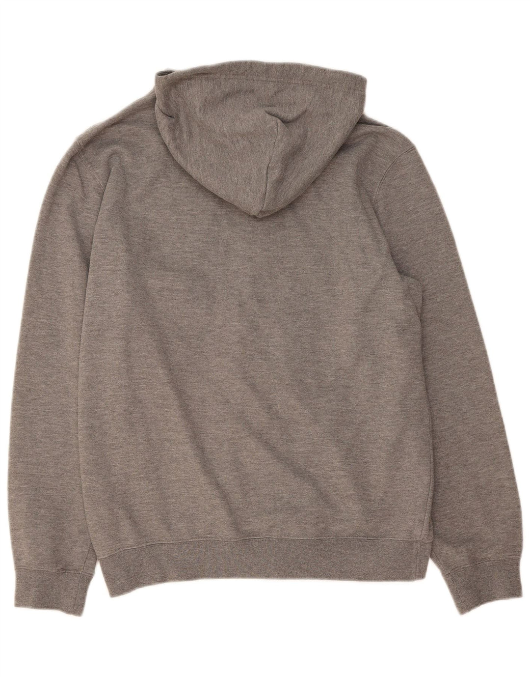 CHAMPION Mens Zip Hoodie Sweater Large Grey Cotton