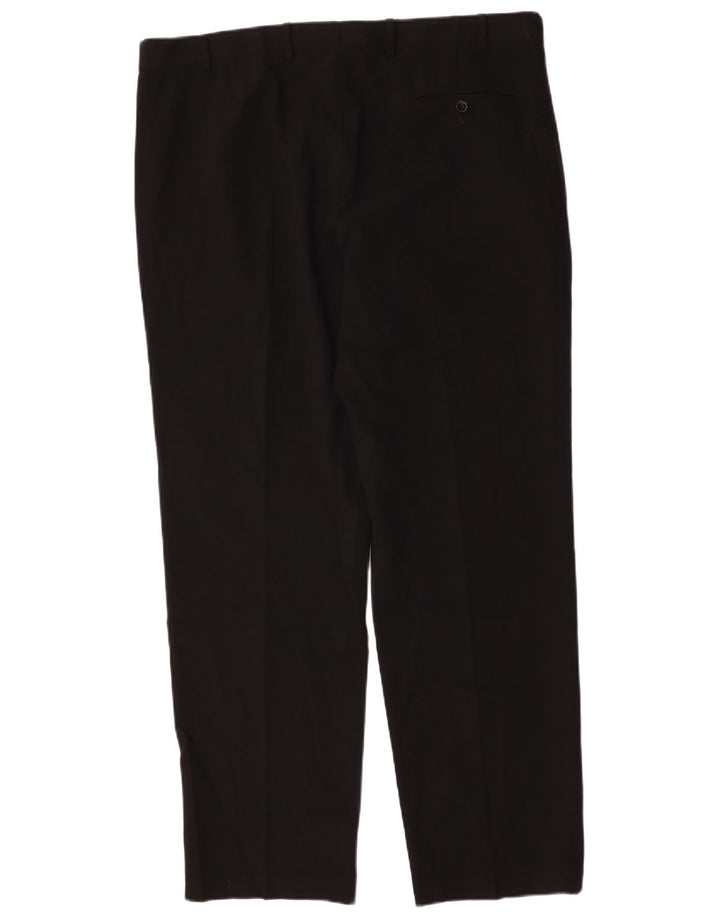 Marks & Spencer Pantaloni drepți pentru bărbați L42 L33 Poliester negru