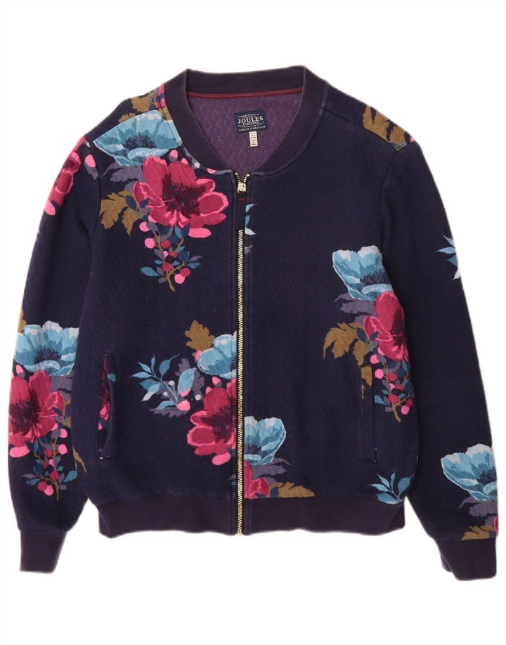 Jachetă de trening pentru femei Joules UK 12 Medium Bluemarin Floral Poliester