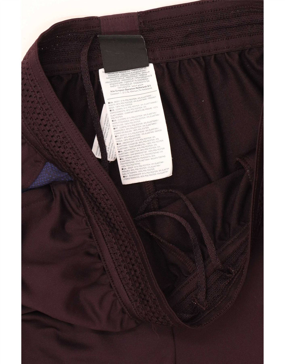 Pantaloni de trening Nike Barcelona pentru bărbați, negru mediu, poliester color bloc