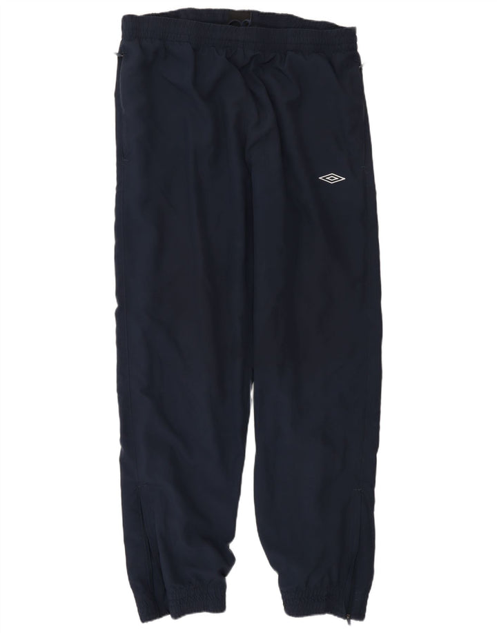 Pantaloni de trening pentru bărbați Umbro Pantaloni de jogging mari poliester bleumarin