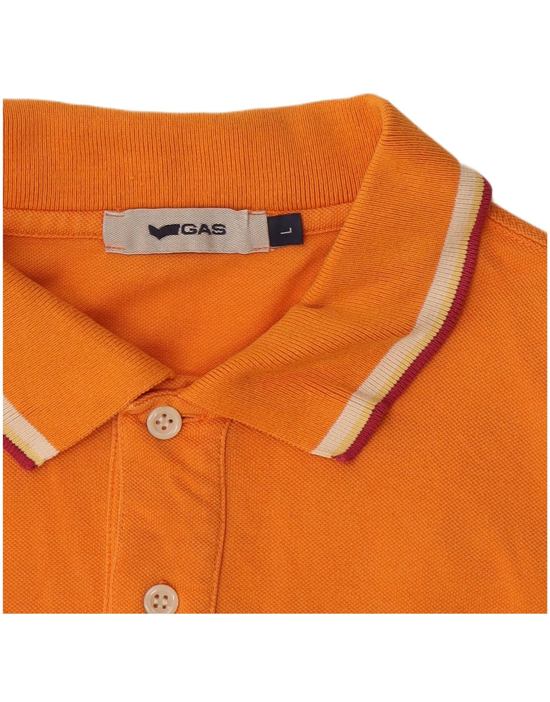 Tricou polo pentru bărbați Gas, portocaliu mare