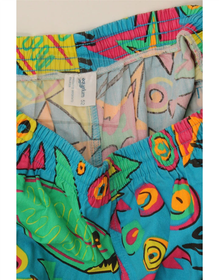Pantaloni scurți de înot cu grafic pentru bărbați Aquarium IT 52 mari, multicolore, geometrice