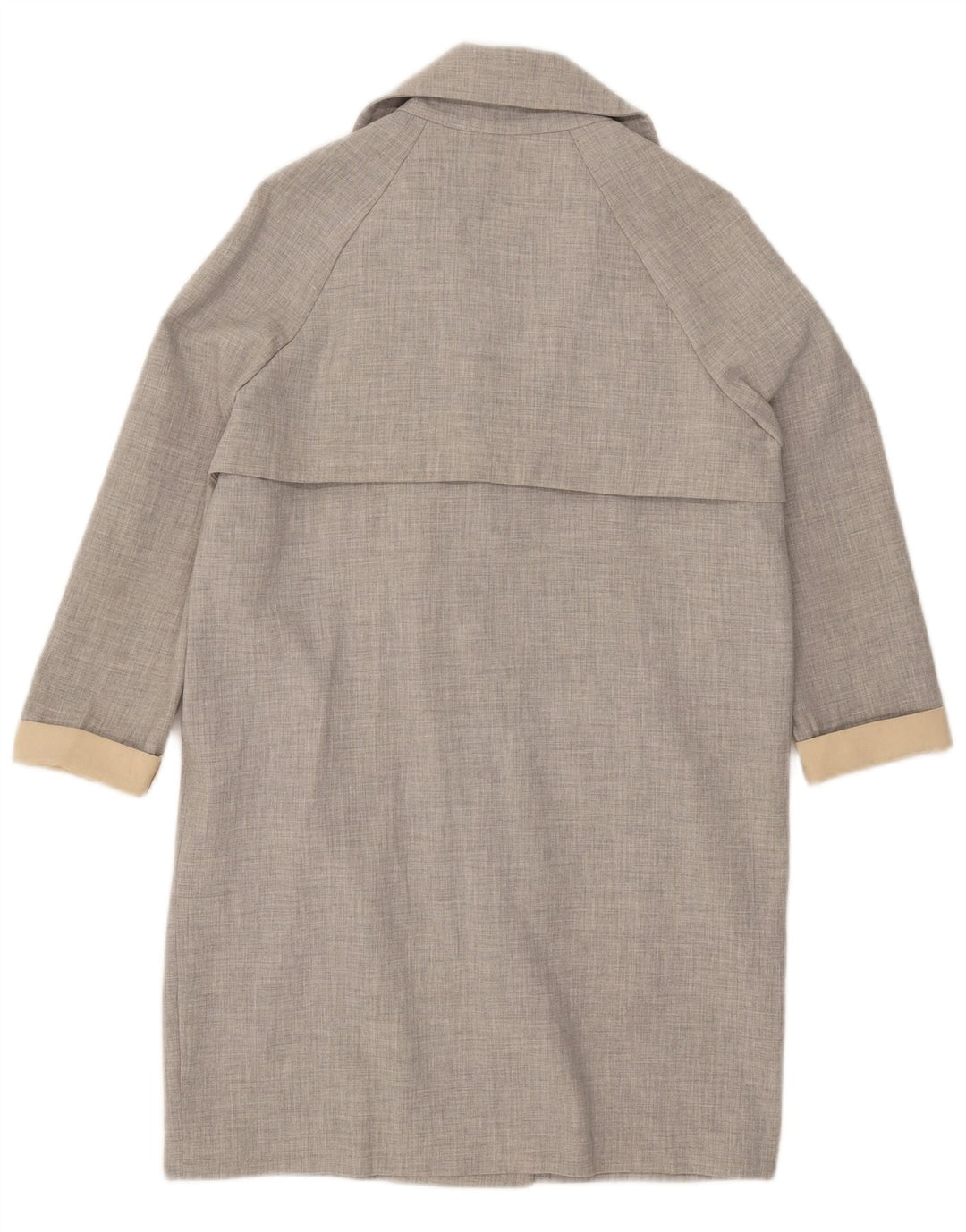 Trenci supradimensionat pentru femei Topshop UK 8 Poliester gri mic