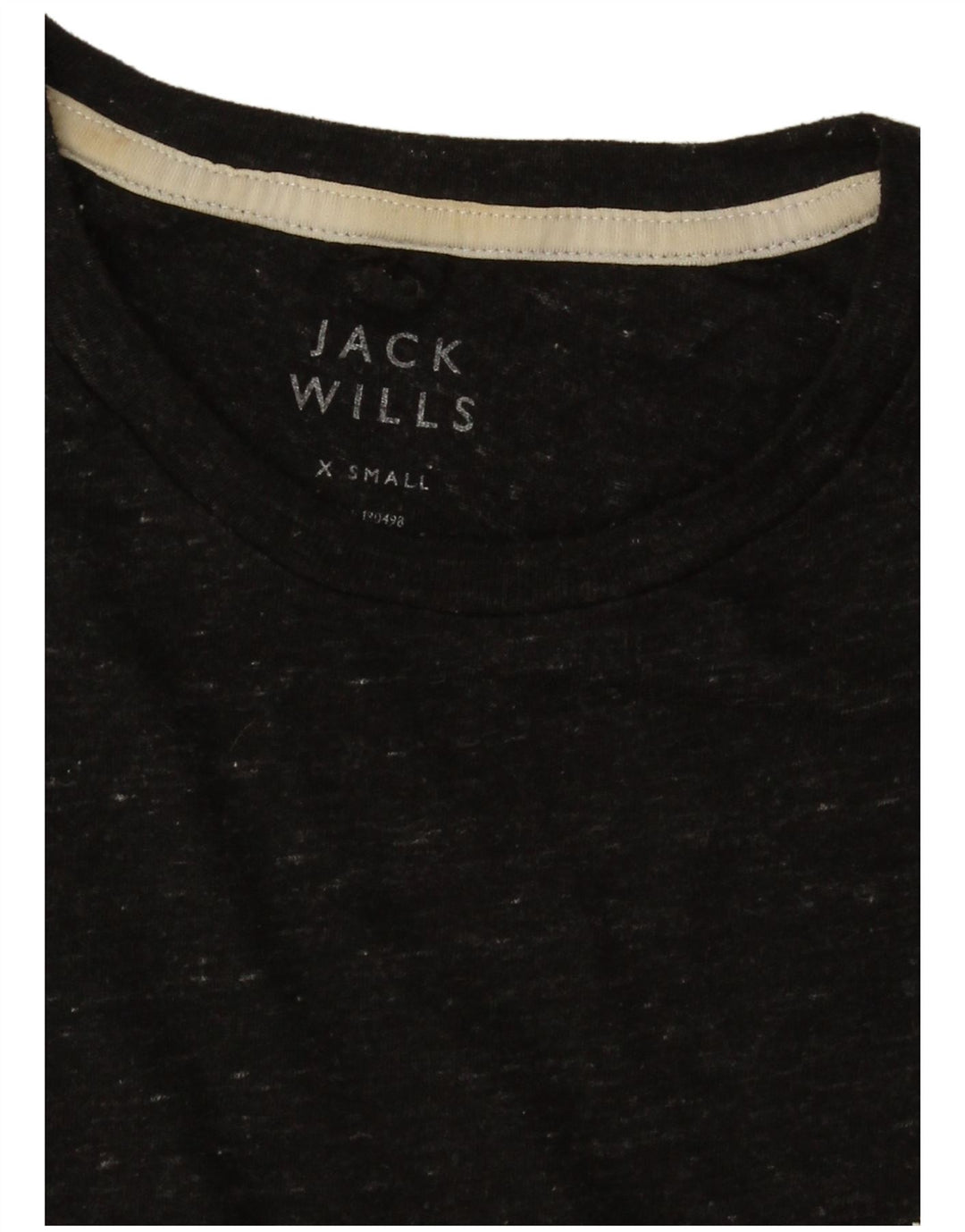 Tricou Jack Wills pentru bărbați Top XS Negru Flecked