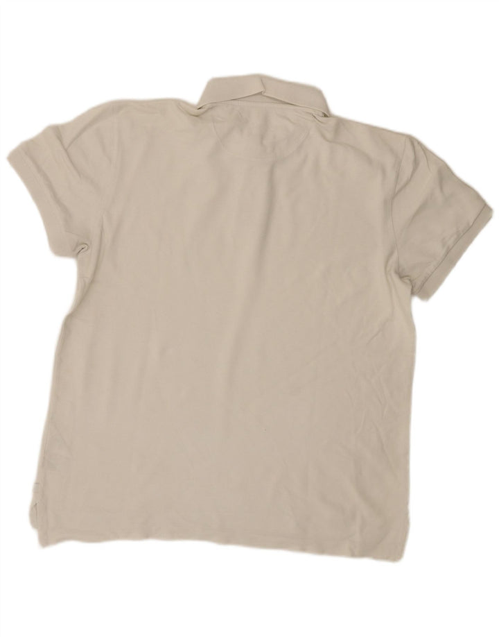Tricou polo pentru bărbați Gap, mare, alb, bumbac