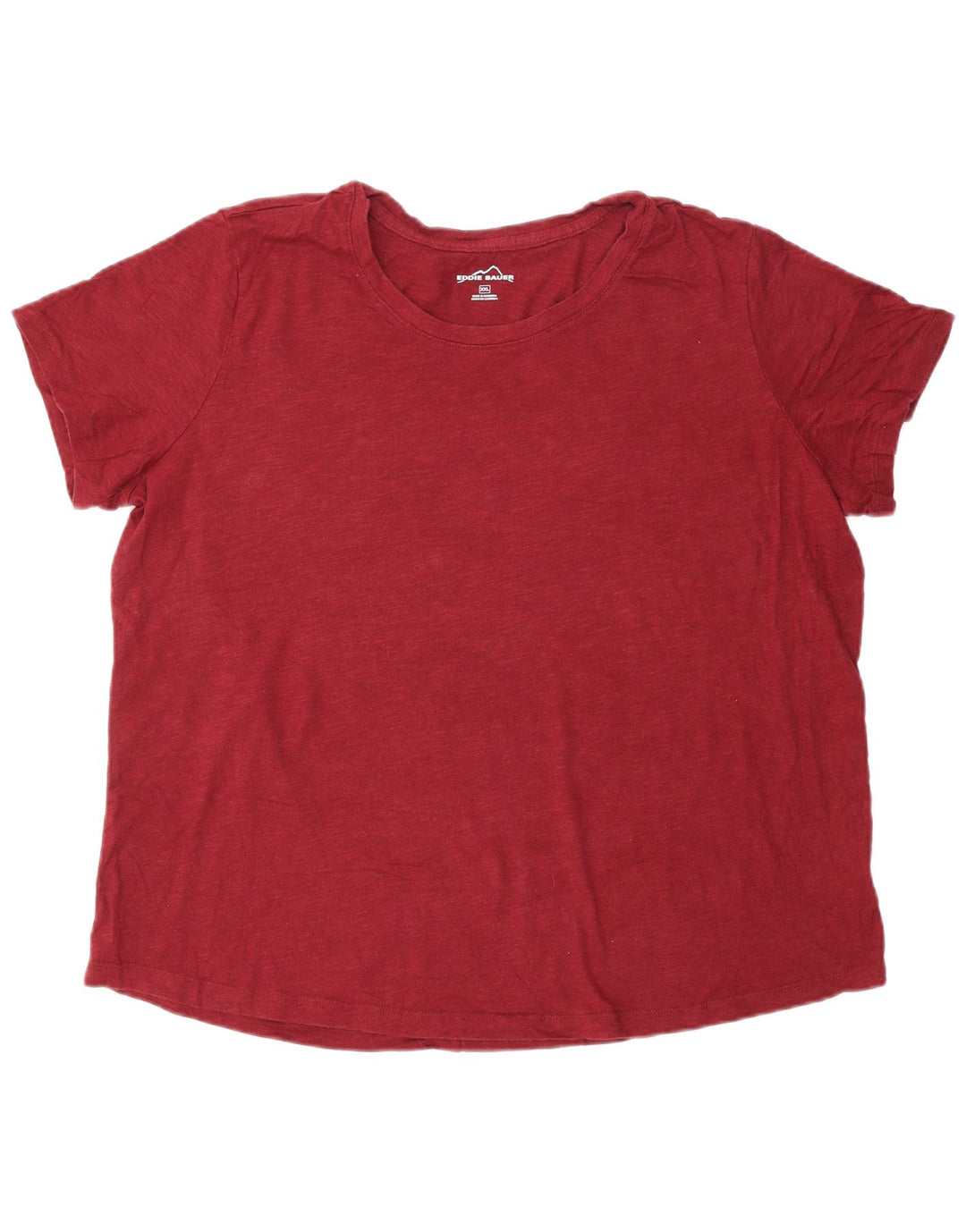 Eddie Bauer Tricou pentru femei Top UK 20 2XL Burgundy