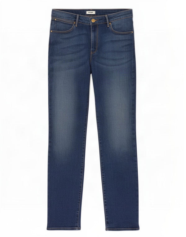 Blugi slim pentru femei Wrangler W33 L32 bumbac albastru