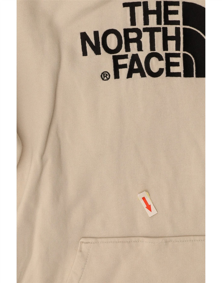 The NORTH FACE Pulover cu glugă cu grafic pentru femei UK 10 Small Bumbac alb
