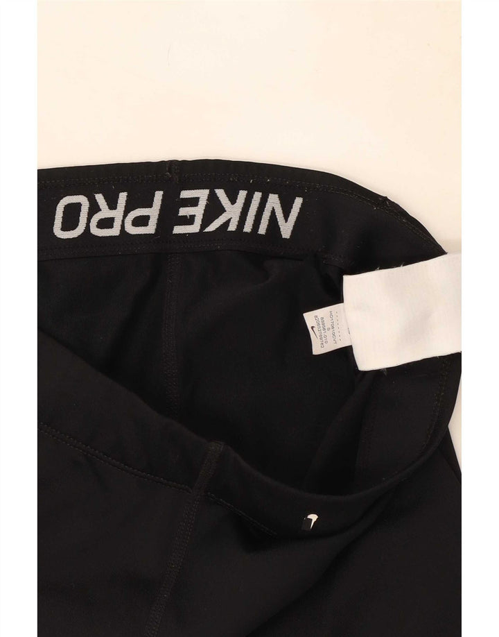 Leggings grafic Nike pentru femei UK 8 Small Negru Poliester