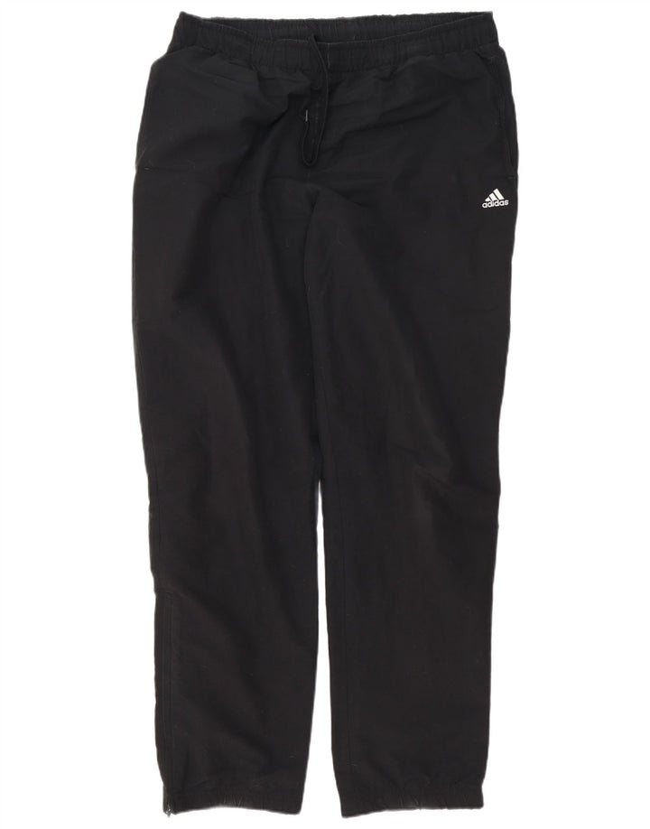 Pantaloni de trening Adidas Climalite pentru bărbați Pantaloni de jogging, mari, negru, poliester