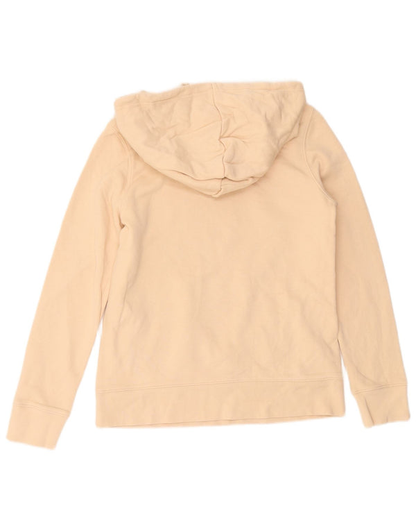 Pulover cu glugă supradimensionat cu grafic Adidas pentru femei UK 6 XS bumbac bej