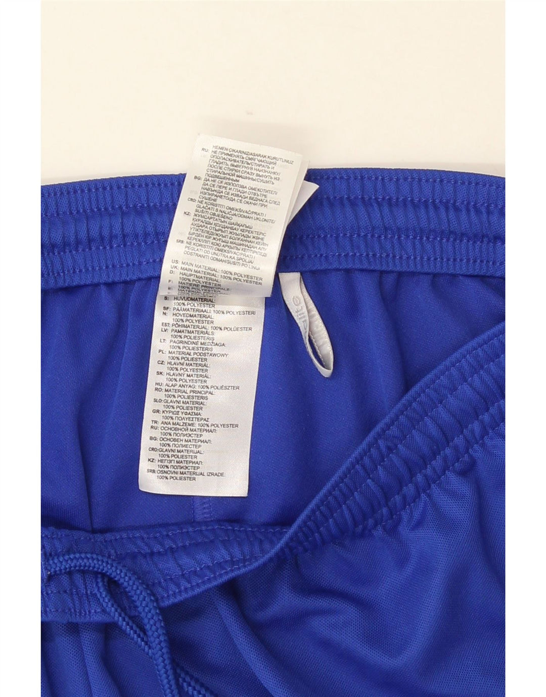 Pantaloni scurți sport pentru bărbați Adidas Climalite, poliester albastru mediu