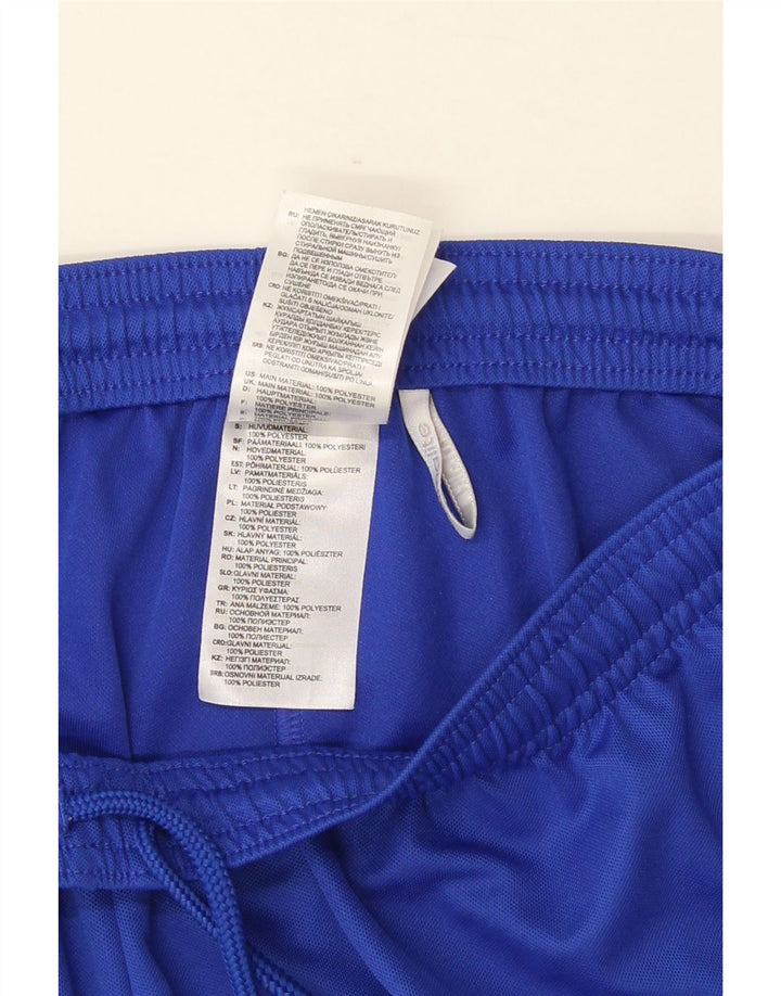 Pantaloni scurți sport pentru bărbați Adidas Climalite, poliester albastru mediu