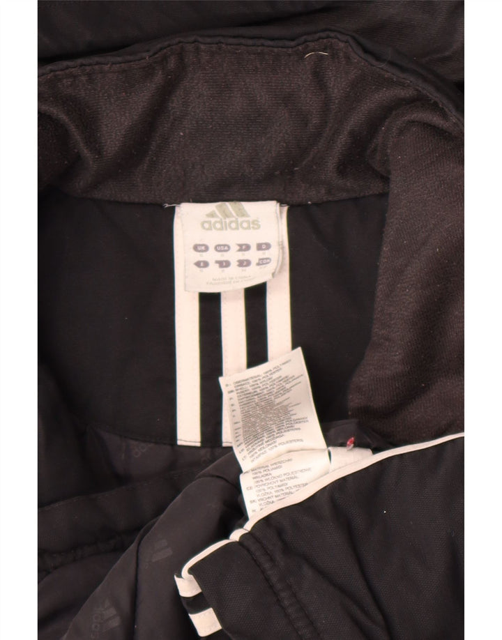 Jachetă de vânt cu glugă Adidas pentru bărbați UK 36 Poliamidă neagră mică