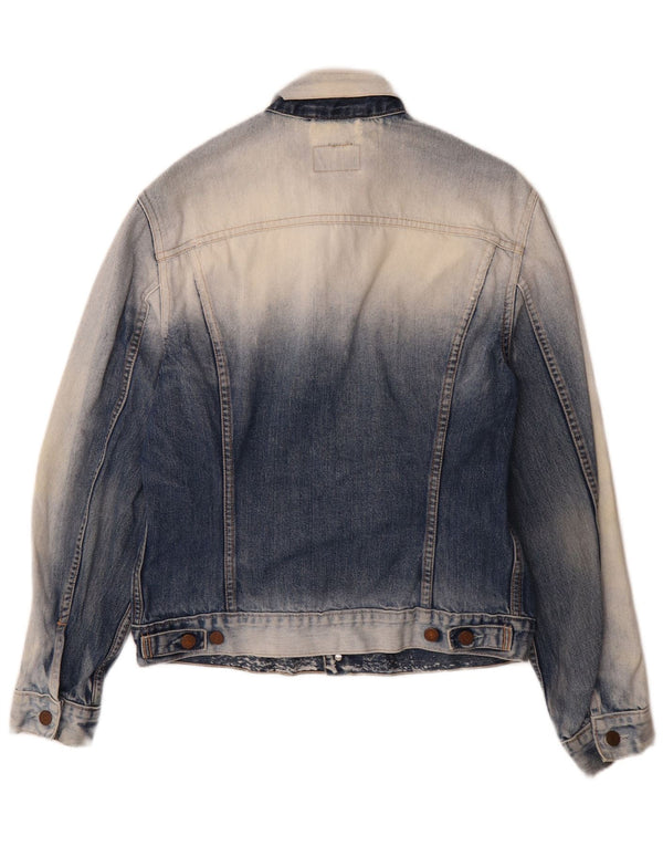 Jachetă de blugi Levi's pentru femei Acid Wash UK 18 XL Bumbac albastru