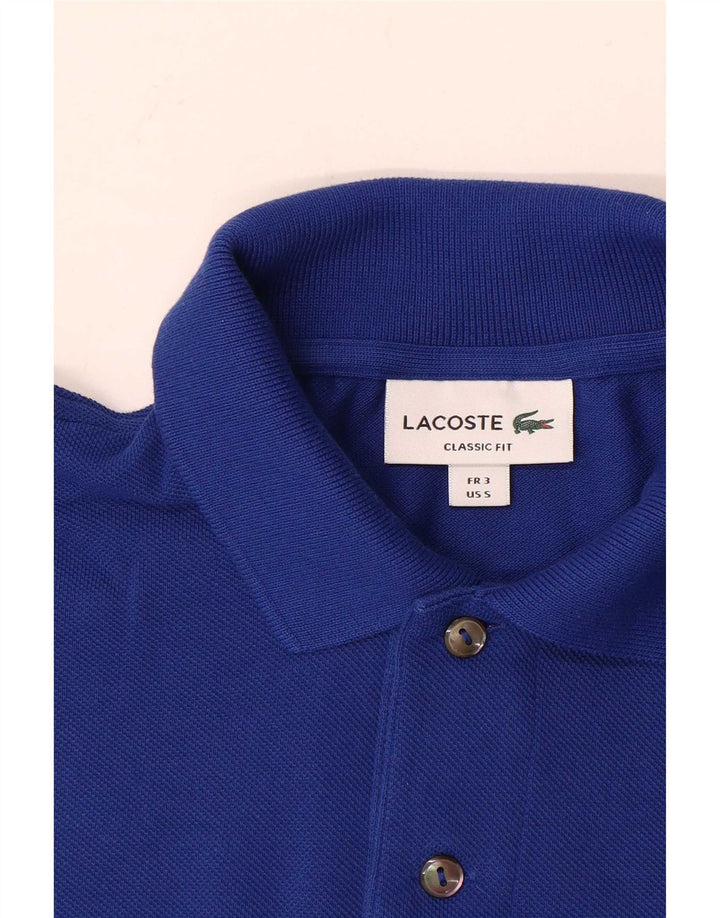 Tricou polo Lacoste Classic Fit pentru bărbați, mărimea 3, albastru mic