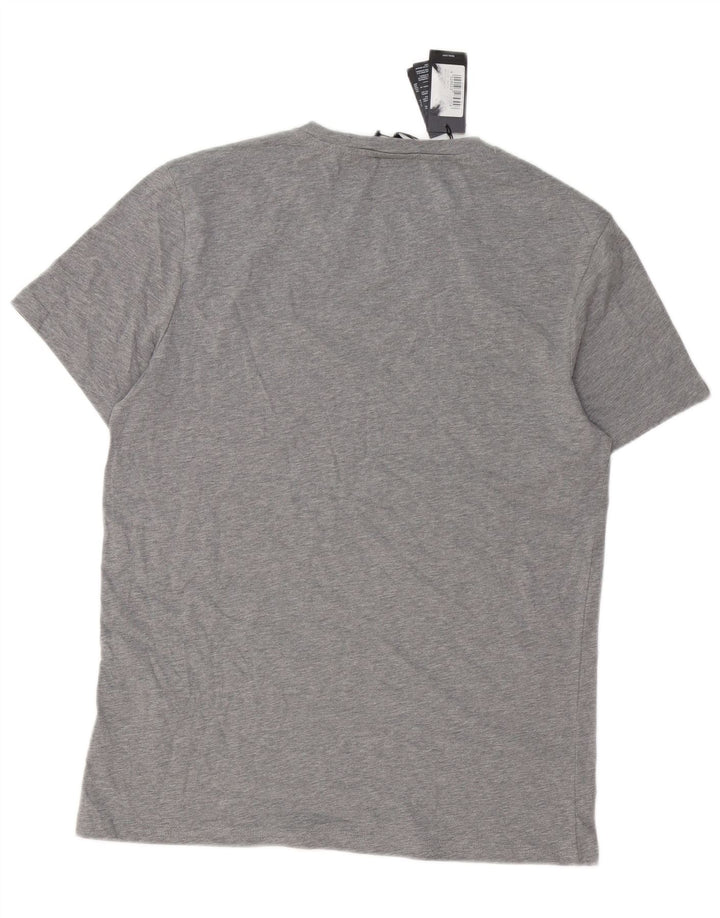 Tricou grafic pentru bărbați Hugo Boss Top mare bumbac gri