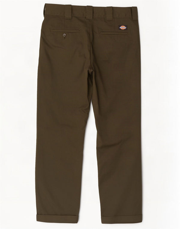 Pantaloni chino slim drepti pentru bărbați Dickies L34 L32 Kaki Poliester