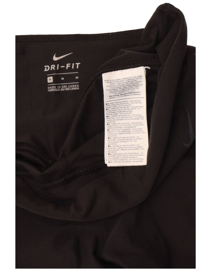 Leggings Nike Dri Fit pentru femei UK 14 Poliester mediu negru