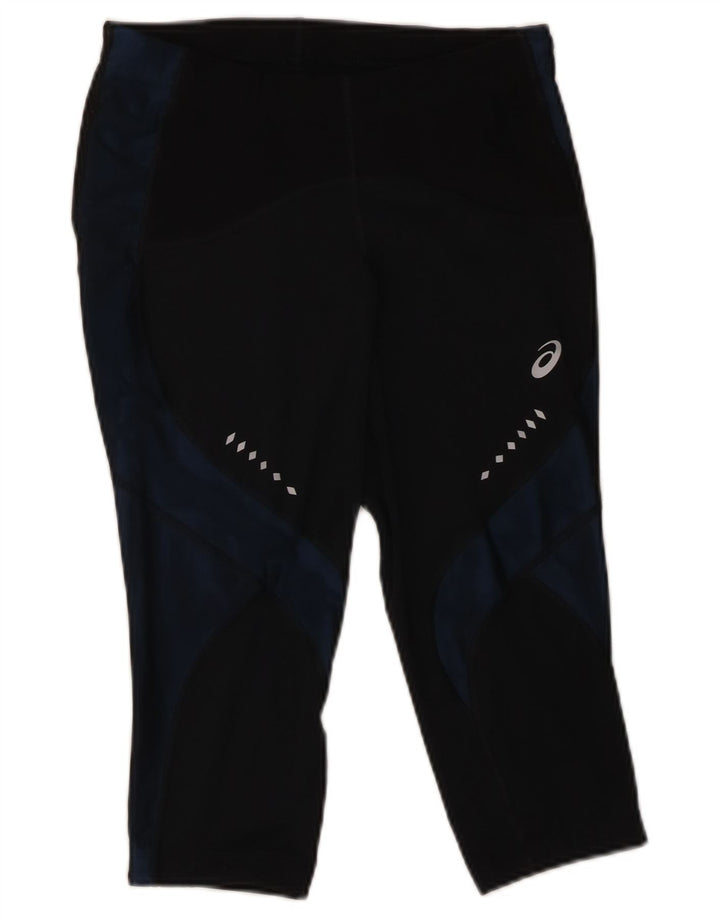 Leggings Capri Asics pentru femei UK 12 Poliester mediu negru