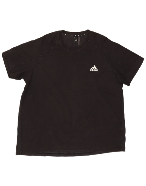 Tricou pentru bărbați Adidas Top 2XL bumbac negru