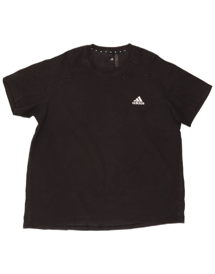 Tricou pentru bărbați Adidas Top 2XL bumbac negru