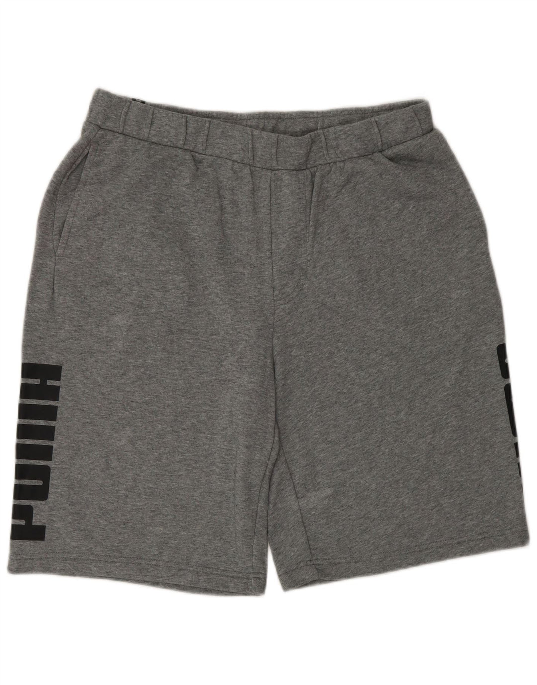 Pantaloni scurți sport grafic Puma pentru bărbați, mari, gri pete