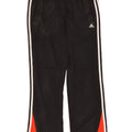 ADIDAS Boys Tracksuit Trousers 13-14 Years  Black Colourblock Polyester