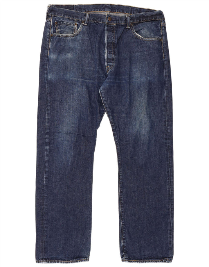 Blugi drepti pentru bărbați Levi's 501 W40 L32 bleumarin
