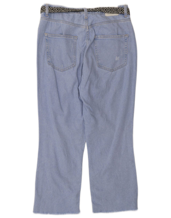 Blugi tăiați pentru damă Zara EU 38 Mici L28 L24 Bumbac albastru