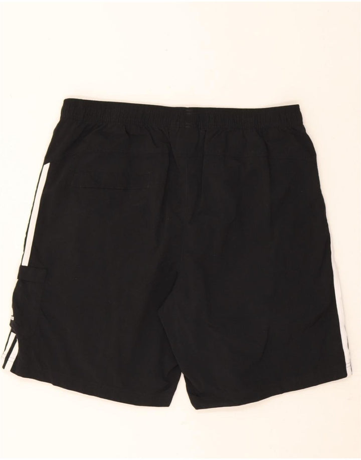 ADIDAS Mens Sport Shorts XL Black Nylon Vintage Adidas and Second-Hand Adidas from Messina Hembry 