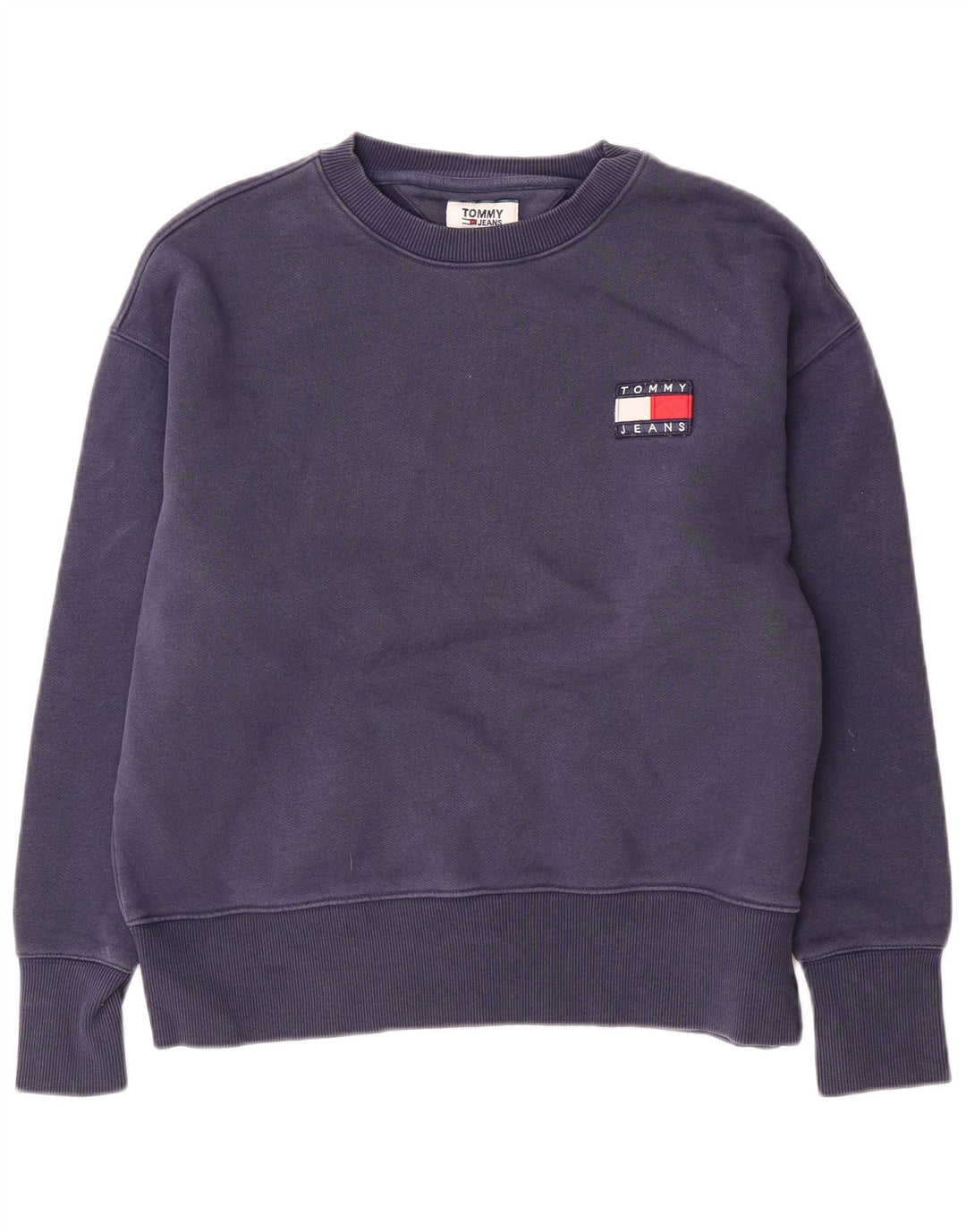 Hanorac pentru bărbați Tommy Hilfiger Pulover mediu din bumbac bleumarin