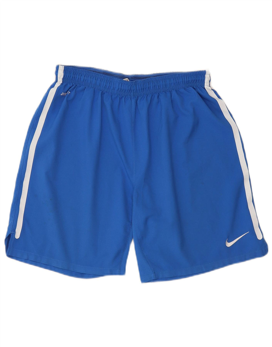 NIKE Mens Dri Fit Sport Shorts Small Blue Polyester