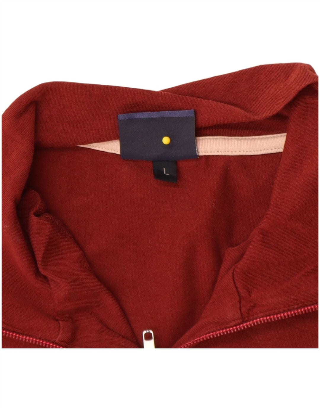 Trussardi Jeans Pulover pentru bărbați, cu fermoar și gât, Top mare maro